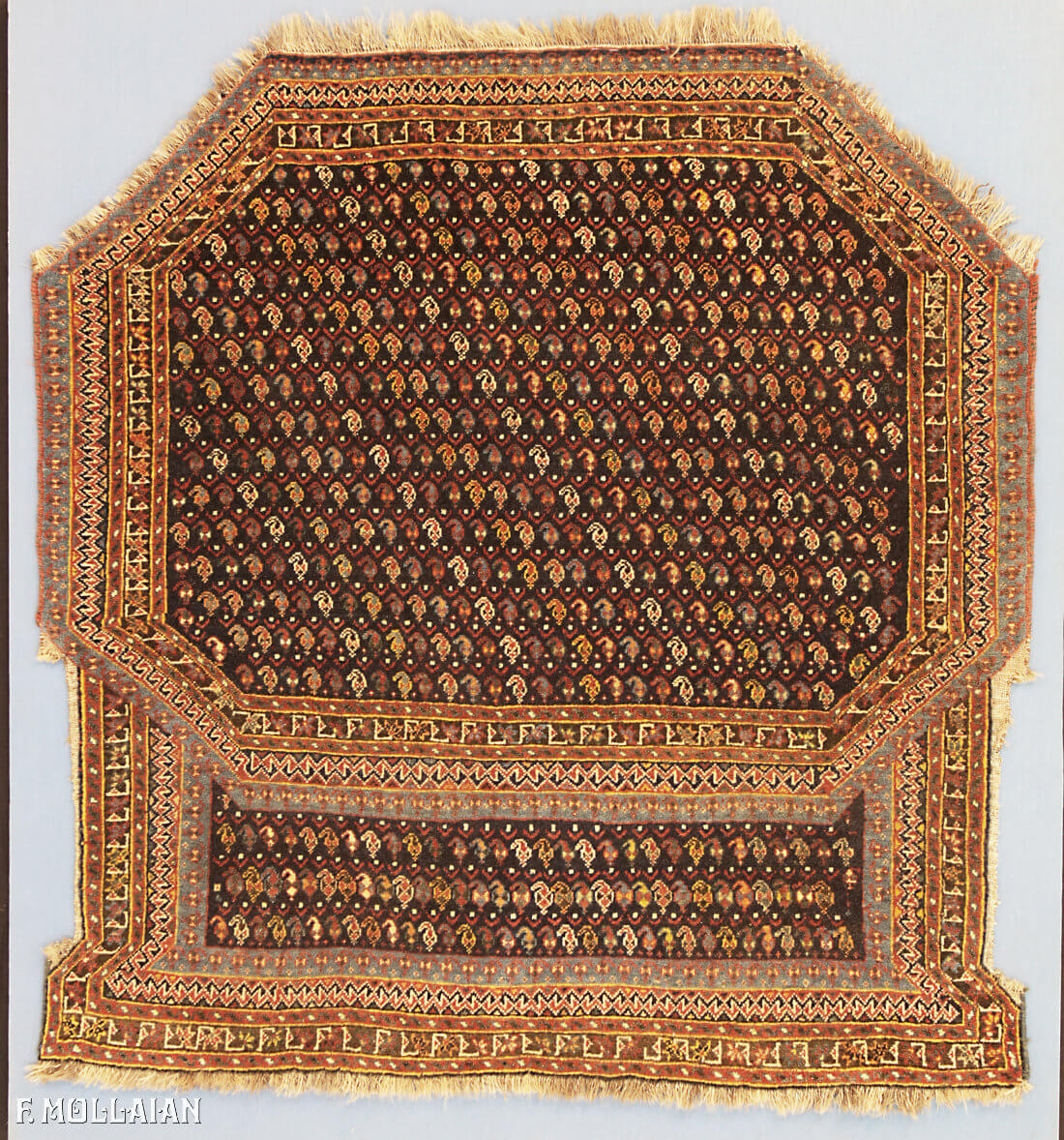 Tapete Persa Antigo Kashkuli n°:82925572